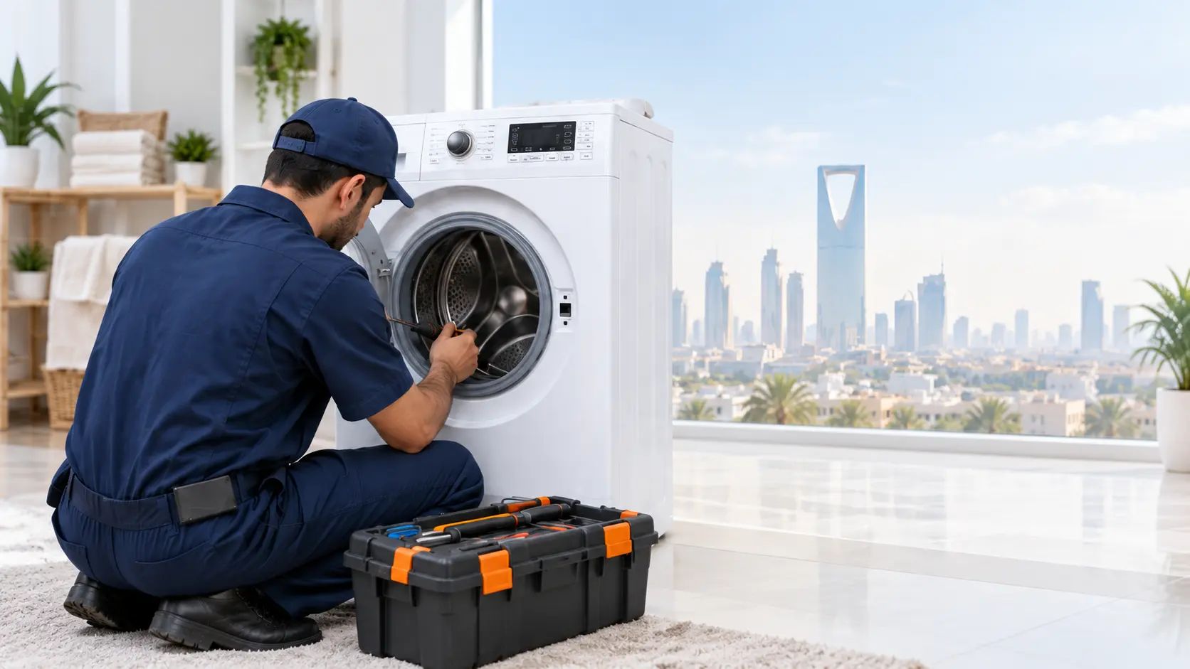 صيانة وإصلاح غسالات الأوتوماتيك بالرياض